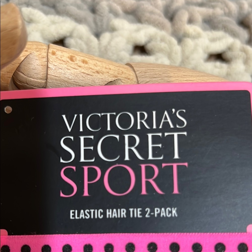 Victoria's Secret Sport Polka Dot Hair Ties - Picture 2 of 5